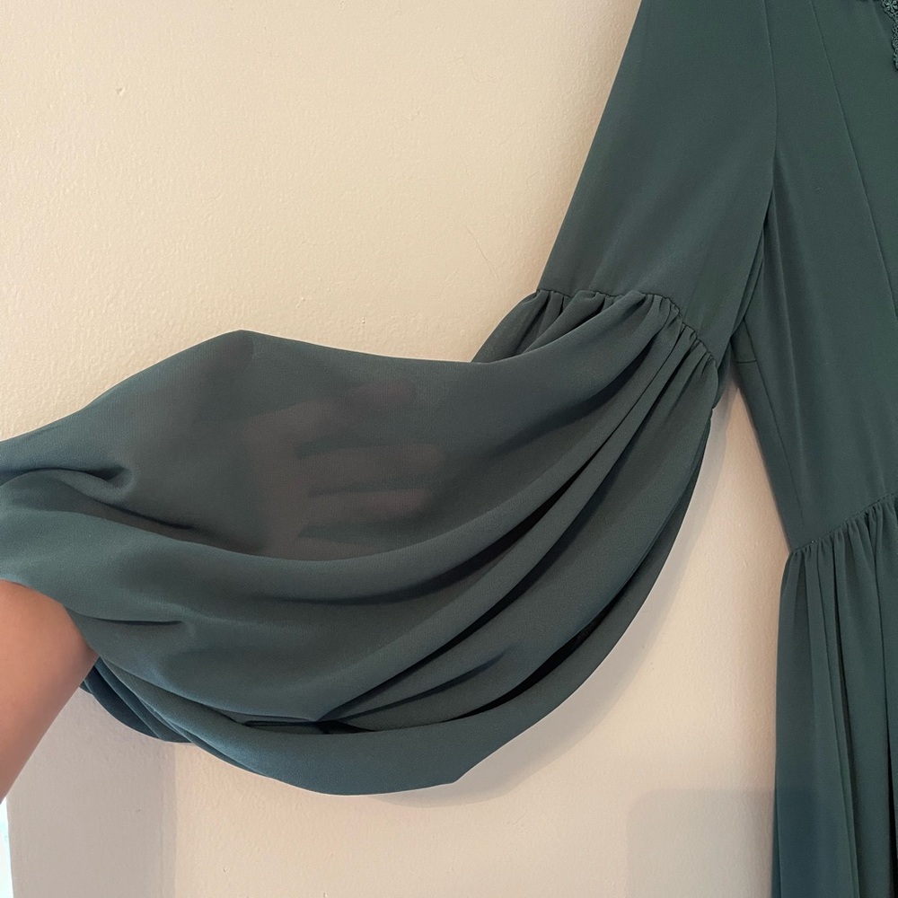 Joyfolie Forest Green Long Sleeve Maxi Dress - Picture 11 of 15